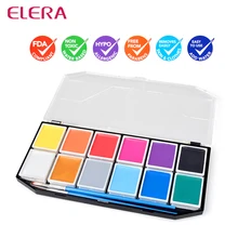 FDA NON-TOXIC Water-Based Pigments 12 Colors Face Paint Body Painting Art Party Beauty Makeup Tools Easily to Use and Wash
