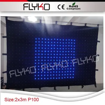 

Free shipping P10 2X3M full color P10 hotsale indoor led wall price