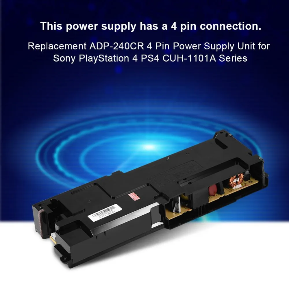

Replacement ADP-240CR 4 Pin Power Supply Unit for Sony PlayStation 4 PS4 CUH-1100A Series