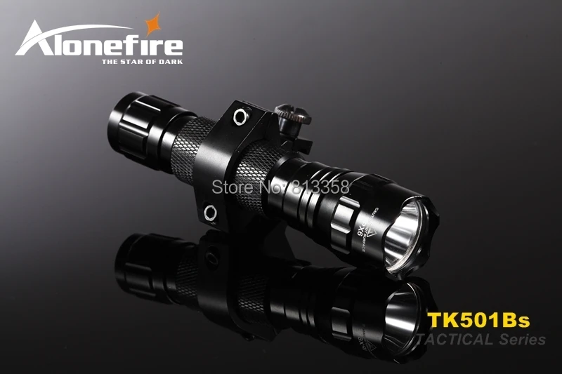 Alonefire tk501bs тактический серии CREE XM-L2 LED 1/3/5 режима Профессиональные фонарик Свет-1
