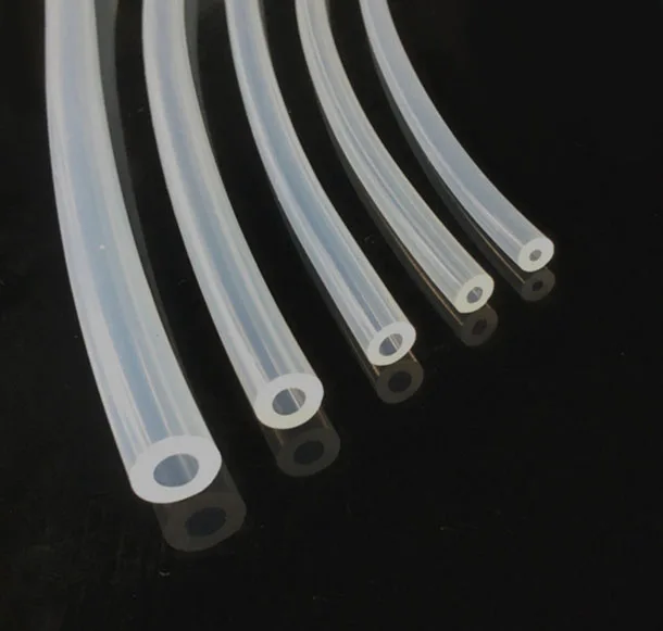 

Silicone rubber tube inner x outer dia 2x3 4 5 6mm 3x4 5 6mm 4x5 6 7 8mm transparent clear Hose silica soft flexiable hot water