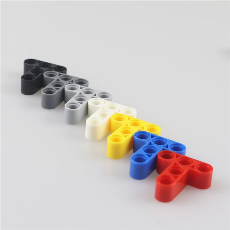 LegoINGlys Technic Parts 3X3 T-Beam Thick DIY MOC Bricks Technic Liftarm T Shape Building Blocks Learning MOC Toys for Children 