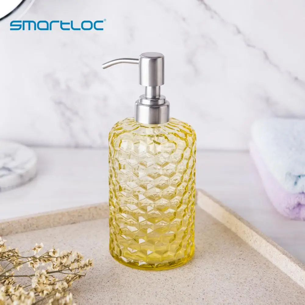 Smartloc 600ml Glass liquid Hand Soap Dispenser Pump Wall Shower Shampoo Automatic Bottle Smart Kitchen Bathroom Accessories Set Smartloc 600ml Glass liquid Hand Soap Dispenser Pump Wall Shower Shampoo Automatic Bottle Smart Kitchen Bathroom Accessories Set