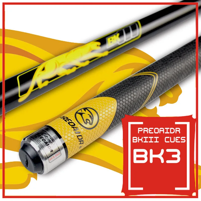 2016 BK3 Billiard Pool Cue Tips 12.75mm Rubber Handle Pool Cues Stick