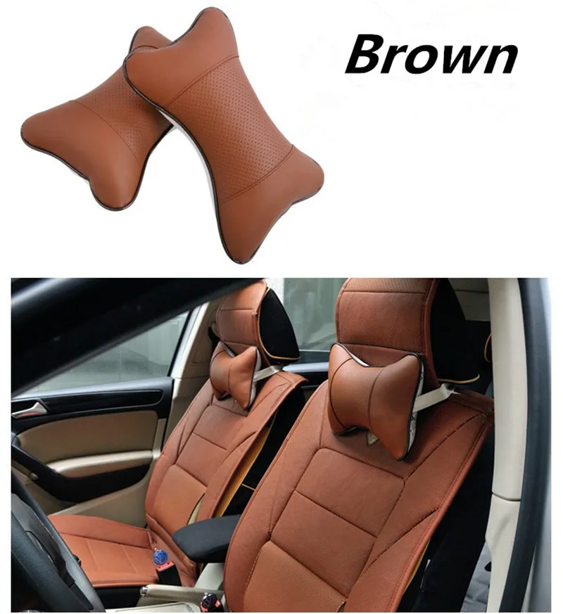 Car Styling car seat breathable comfortable headrest neck protection