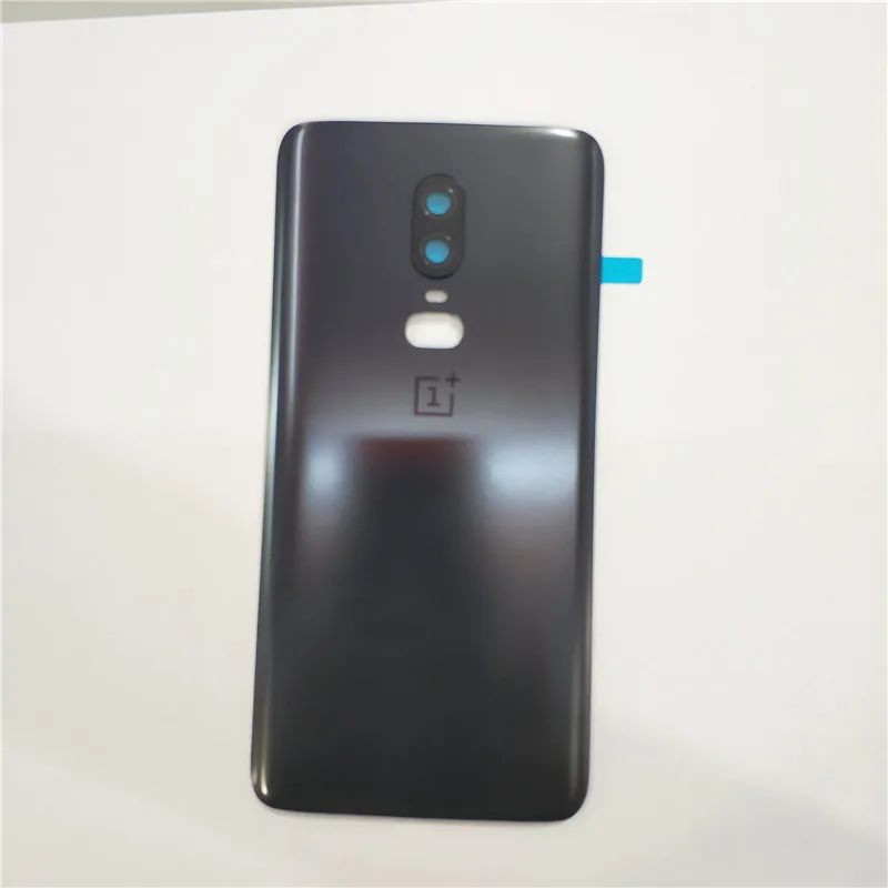 Оригинальное 3D стекло для Oneplus 6 six батарейный дверной чехол задняя крышка для телефона чехол для OnePlus6 A6000 запасные части - Цвет: Matte Black