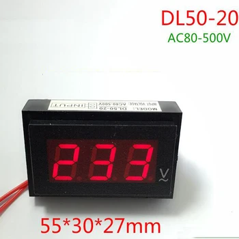 

Free Shipping Mini Size High Precision LCD Digital Display Table AC Digital Voltmeter AC80-500V Range AC Voltage Meter