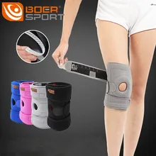 

BOER summer Sports Knee pads Running Basketball Fitness volleyball Dance Silicone Crash 4 spring knee sleeve protector support