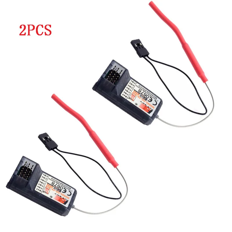 

2pc FS-R6B FlySky 2.4Ghz 6CH FS R6B receiver For RC FS-CT6B TH9x i6 i10 T6 CT6B Transmitter Remote Control Parts