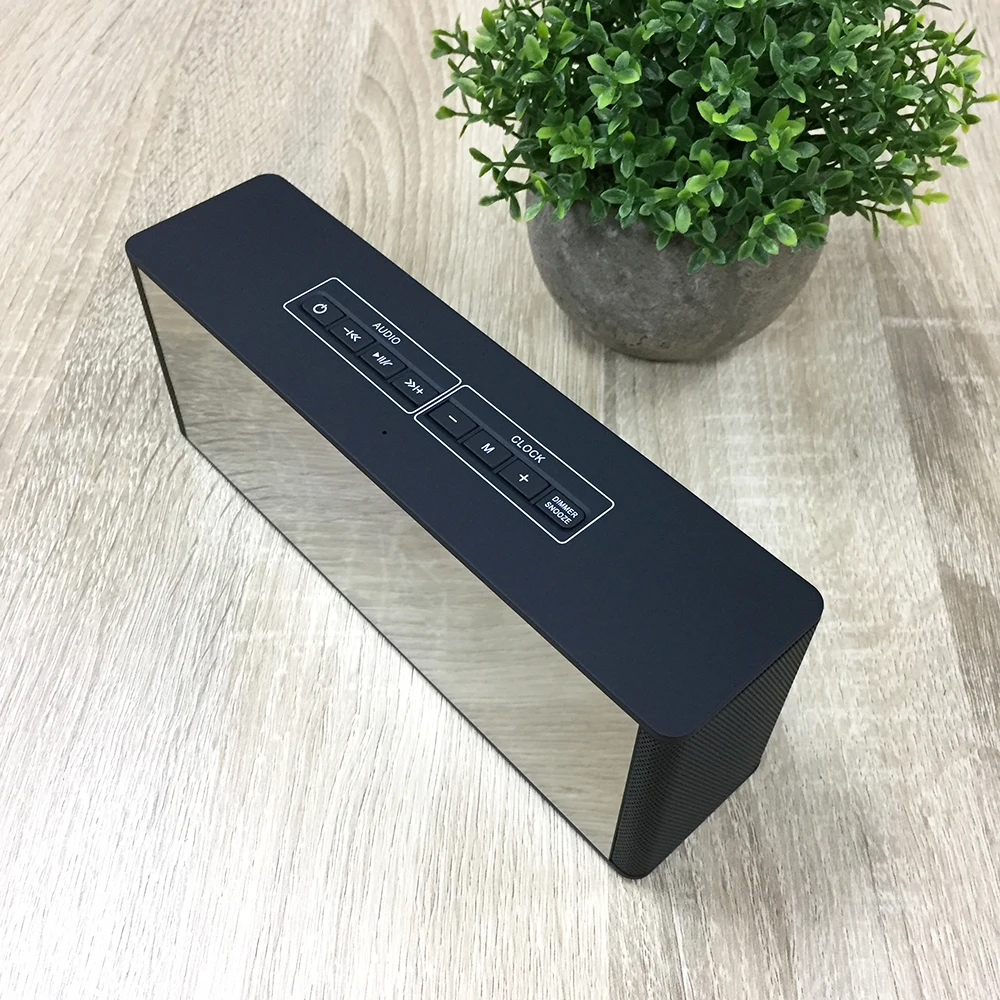 Portable Bluetooth Speaker 10W Kalonki with LED Display FM Radio Alarm Clock Mic HIFI Mini Wireless Stereo Soundbar for Computer (6)