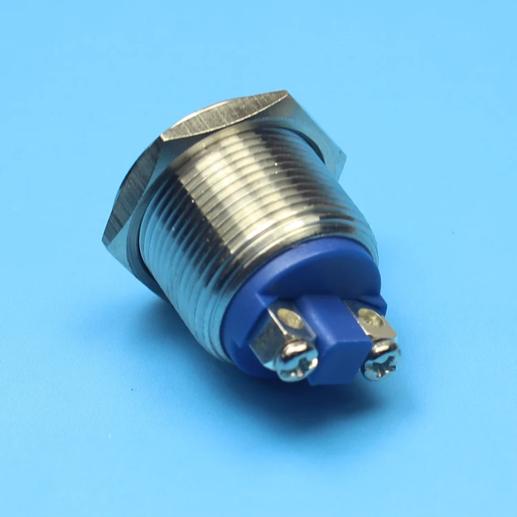 19mm Automatic Reset Metal Push Button Switch Car Modification Horn