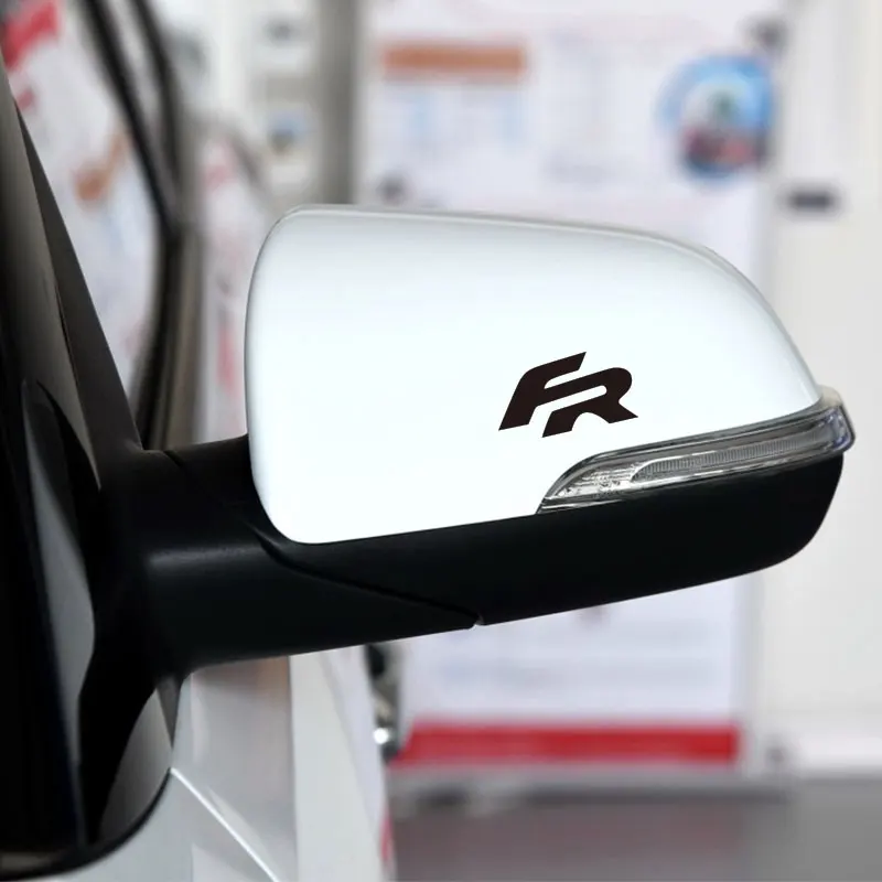 

4pcs 5cm for Seat Leon Ibiza Altea FR Mirror Stickers Graphic Sticker Vinyl Decal