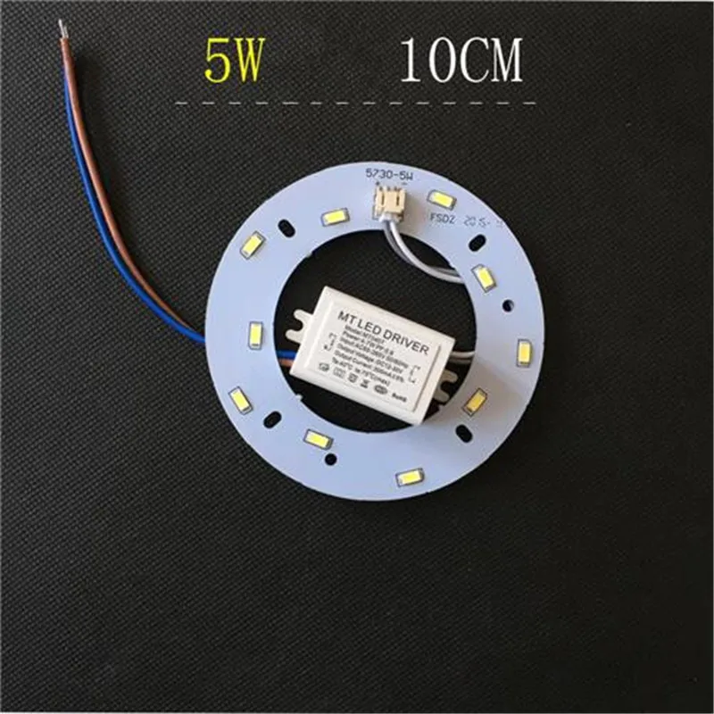 1X5 Вт 12 Вт 15 Вт 18 Вт 23 Вт светодиодный кольцевой панельный люстра с кругами ac220в-240 В SMD 5730 светодиодный круглый потолочный щит панель для круглых ламп
