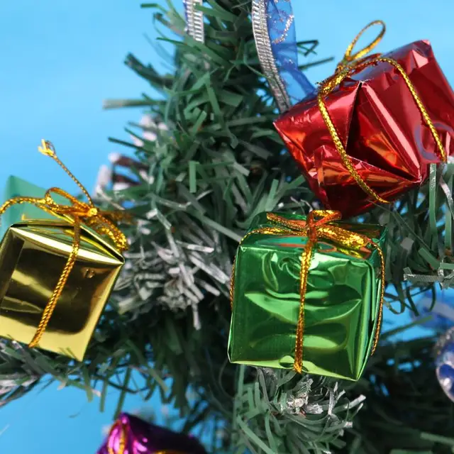 New Christmas Gift Box Set Hanging Tree Ornament Party New Christmas Gift Box Set Hanging Tree Ornament Party Decoration 12pcs Small