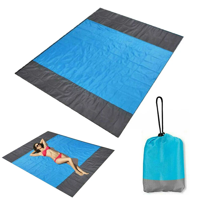 Waterproof Beach Blanket Outdoor Portable Picnic Mat Camping Ground Mattress For Fun Game blanket | Спорт и развлечения
