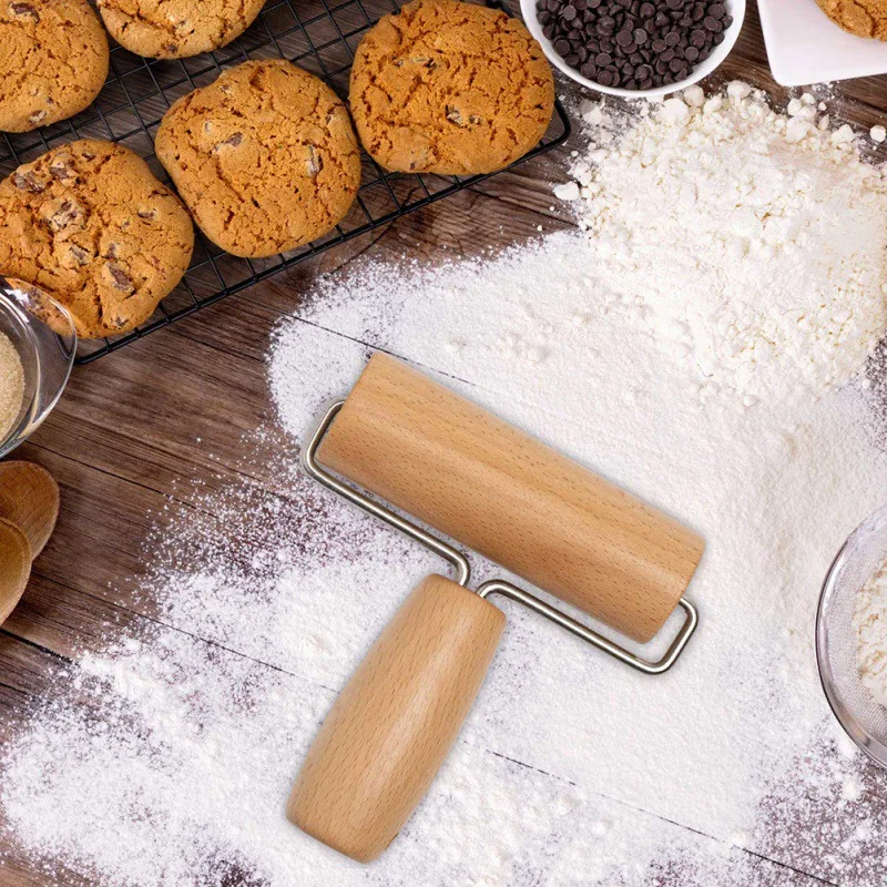 

Wooden Rolling Pin Pizza Dough Roller Flour Stick Multi-function Rolling Pin Baking Tools Home Garden Kitchen Dining
