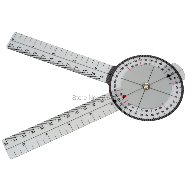 

Protractor Goniometer Pocket Axis Motion Range Tester Angle ruler Medical PVC Ruler 20pcs/lot
