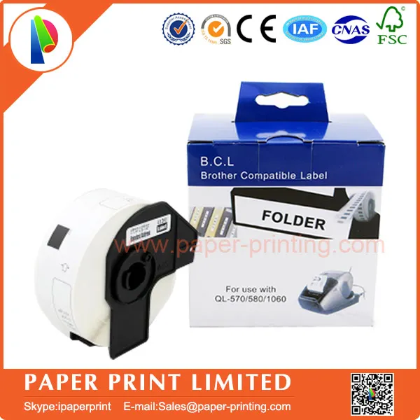 4 Rolls Compatible DK 11201 Label 29mm*90mm Compatible for Brother