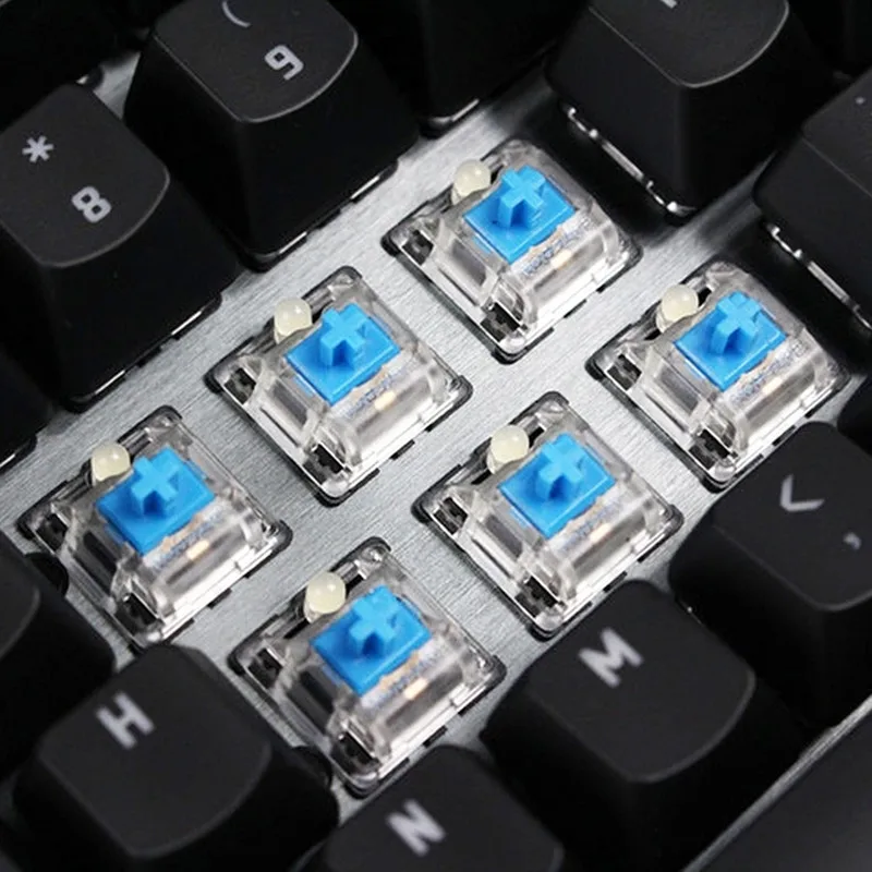  Gateron mx switch 3 pin adn 5 pin transparent case mx green brown blue switches for mechanical keyb