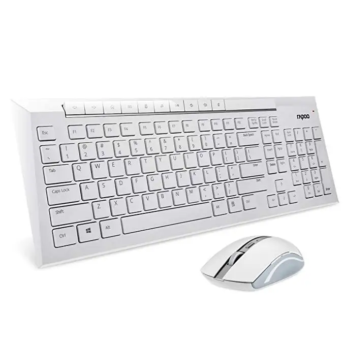 Rapoo 8200P 5G Multimedia Programmable Wireless Keyboard and Mouse Combo for Laptops Desktops PC Rapoo 8200P 5G Multimedia Programmable Wireless Keyboard and Mouse Combo for Laptops Desktops PC