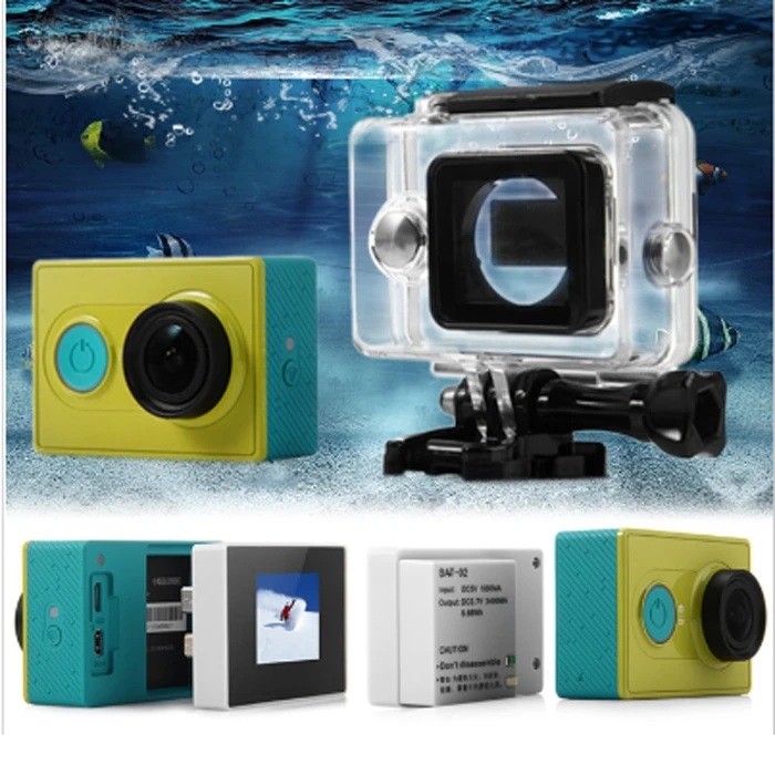 

for Xiaomi Yi Accessories Set include Xiaomi Yi Camera Waterproof Case,LCD,BacPac Battery for Xiaomi Yi camera