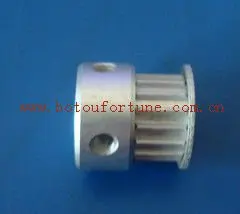 Free shipping 2pcs 16T2.5 Aluminum timing belt pulley and 2m PU T2.5 open |