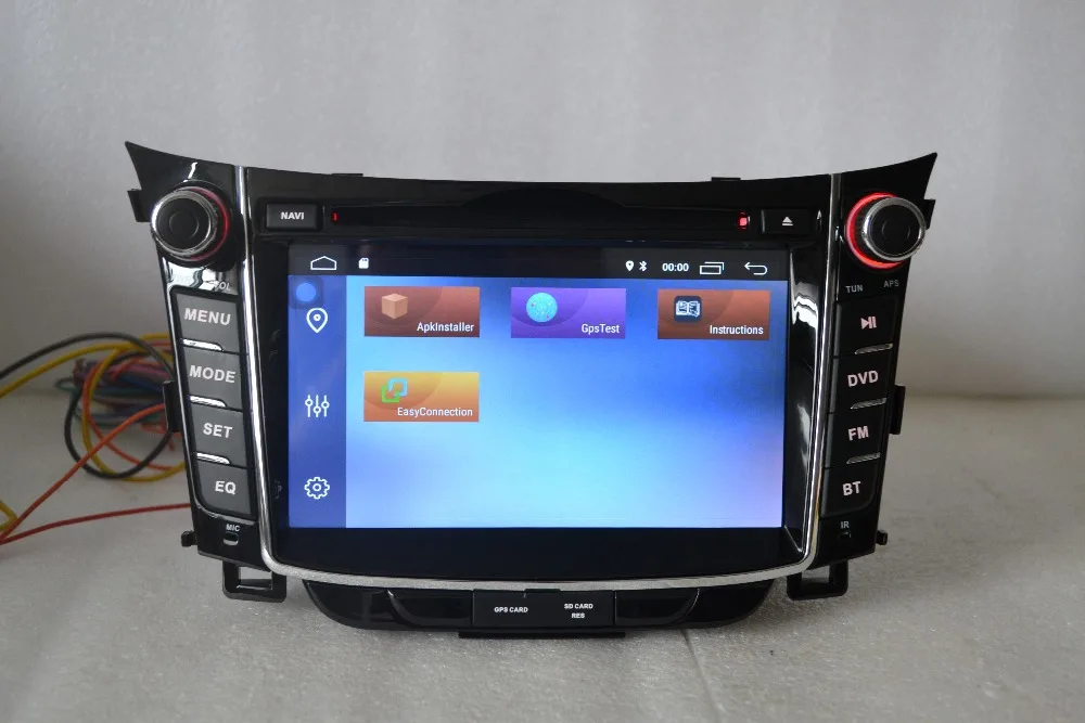Cheap 2 din 7"Android 8.1 for HYUNDAI I30 2013 car dvd,gps navigation 3G,Wifi,BT,quad core,1024 x 600,support dvr,obd2,touch screen 8