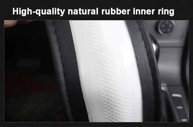4 Car Steering Wheel Cover D Shape
