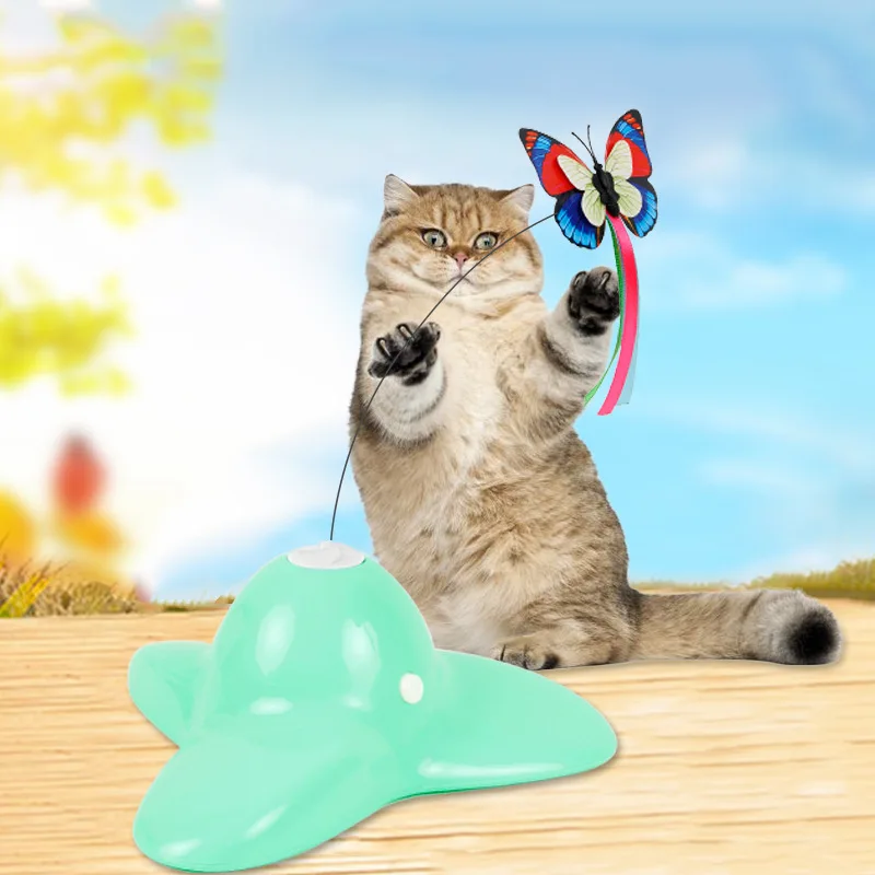 battery operated butterfly cat toy
