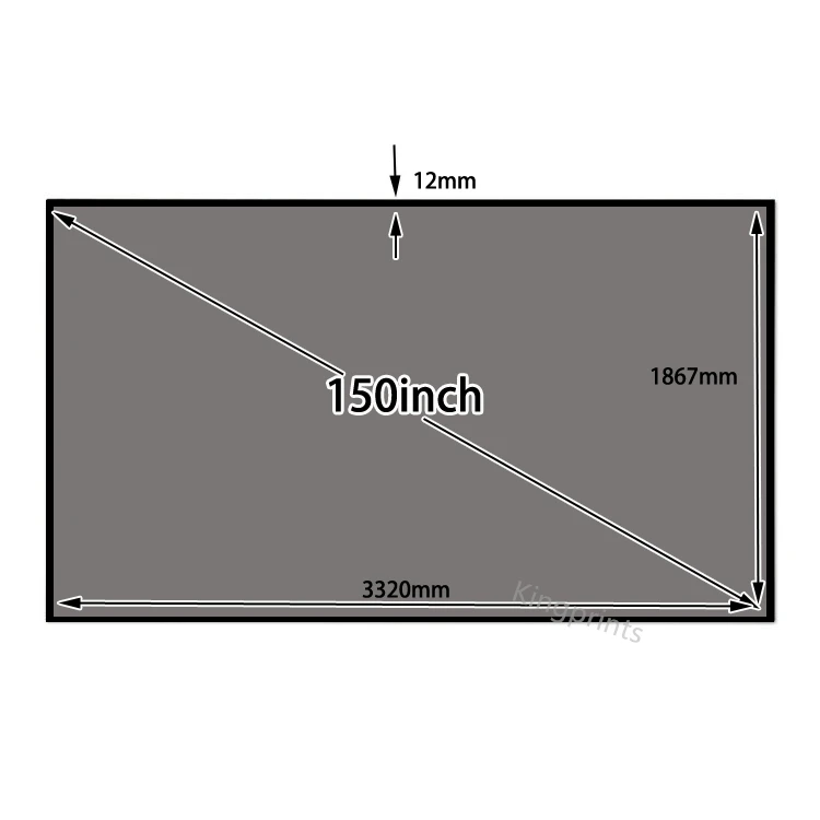 150 INCH ALR screen for UST Projector pic 2