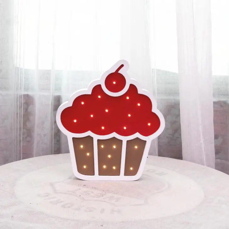 

Nightlight Ice Cream Cone Birthday Cake Party Decoration Ambient Light