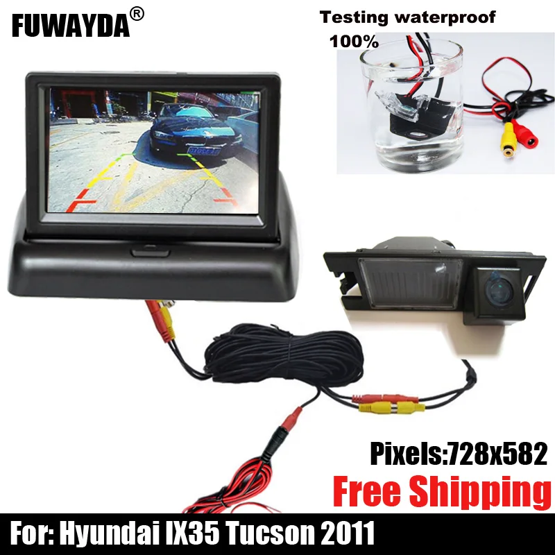 

car camera!!! SONY CCD Chip Special Car Rear View Reverse Backup Parking Safety CAMERA for Hyundai IX35 / I35 / Tucson 2011