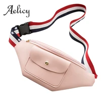 Aelicy/женская и Мужская модная однотонная сумка на молнии из