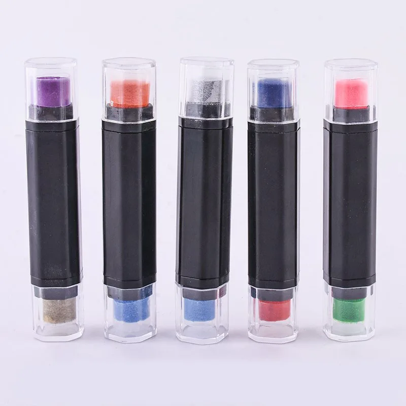 

Creative double colors pen Ink stamp pad Inkpad pen set for DIY funny work scrapbook H292
