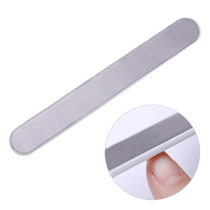 

Stainless Steel Double-side Nail File Manicure Sanding Polishing Grinding Blocking Nail Buffer Nail Art Tools Cuticle Care
