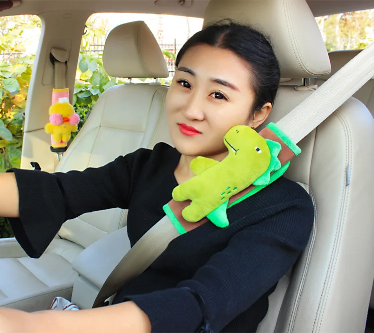 1 шт. детский ремень безопасности с мультяшными животными|child safety belt|safety beltseatbelt pad |