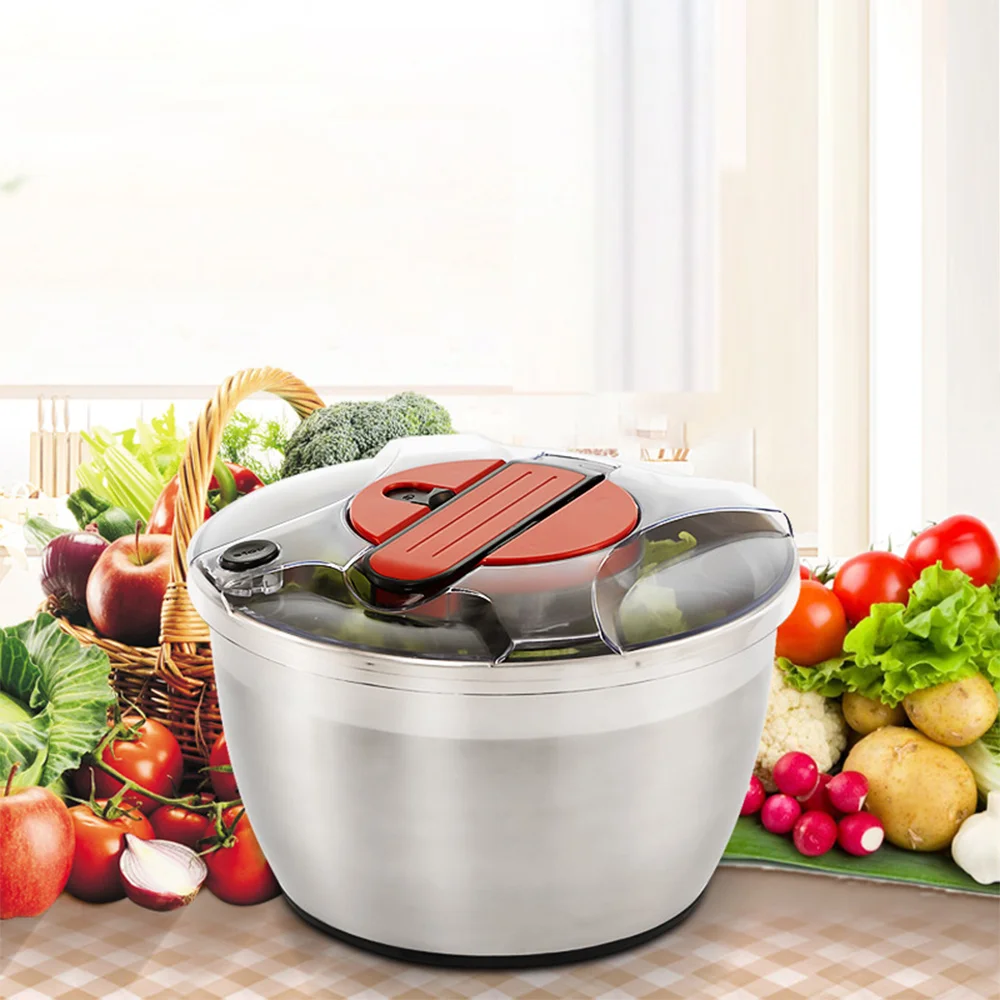 Manual Fruit Vegetables Dehydrator Dryer Cleaner Basket Kitchen