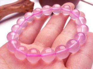 

435 High Quality Natural Star Rose Quartz Crystal Beads Stretch Bracelet AAA