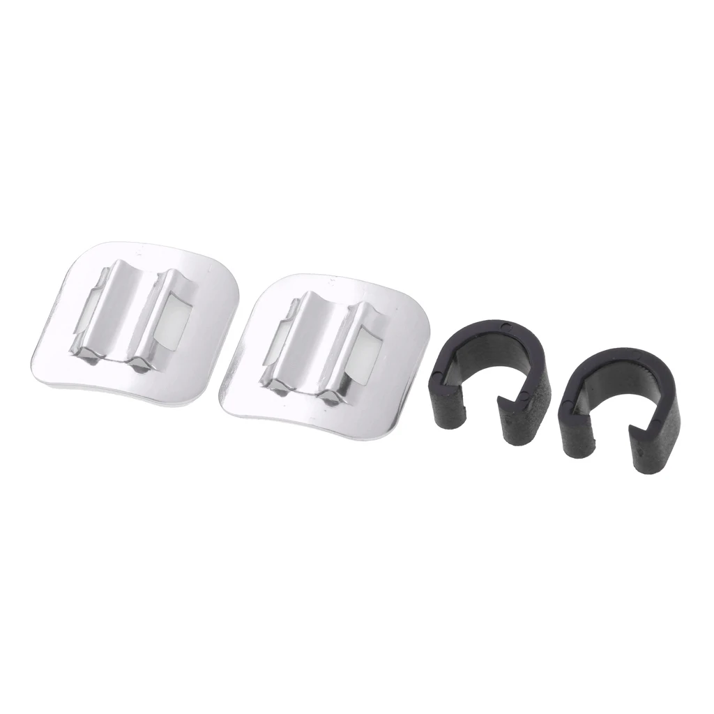 2 PCS Bike Stick-on Guide Line Clips Shifter Cable Clip Fixed Mountain Bike Wire Holder