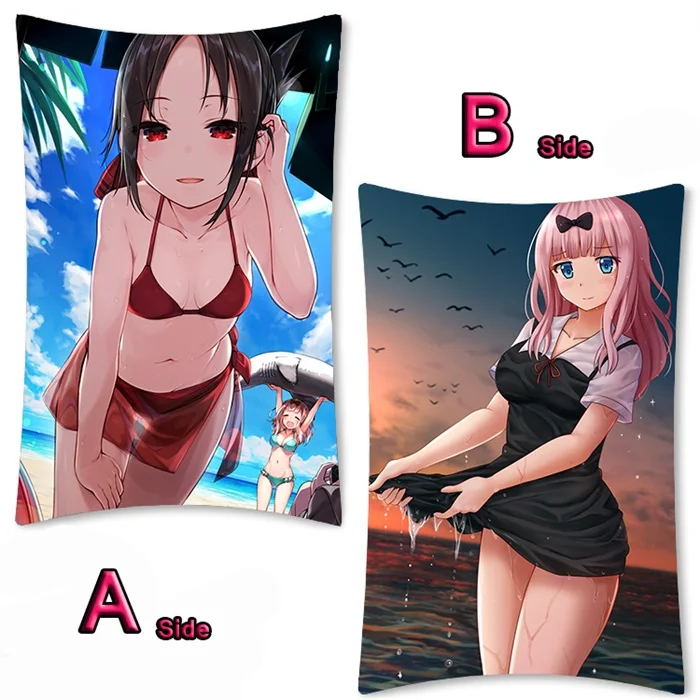 Аниме Kaguya-sama: Love Is War Shinomiya Kaguya Fujiwara Chika Dakimakura длинная подушка для объятий Чехол Наволочка 2WAY 35x55 см - Цвет: 09