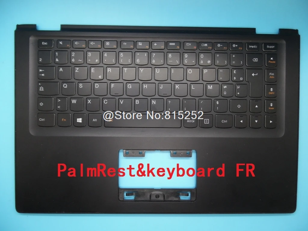 Ноутбук подставка для рук клавиатура Lenovo Yoga 2 13 Франция FR 90205132 90205163 чехол верхний