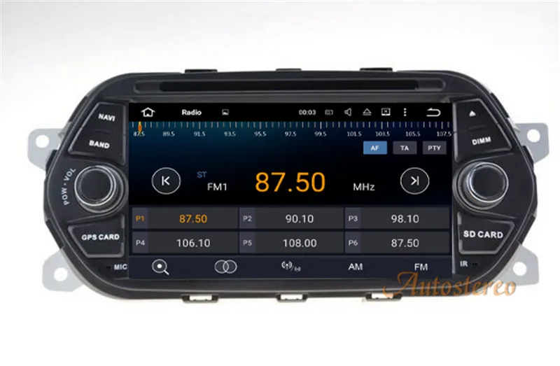 Discount DSP Android 9.0 8-core Car DVD Player for FIAT TIPO EGEA 2015-2017 GPS Satnav multimedia stereo GPS navigation unit auto stereo 16