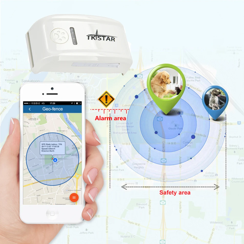Бренд tkstar lk909 tk909 Глобальный Locator реального времени Pet GPS трекер для домашних