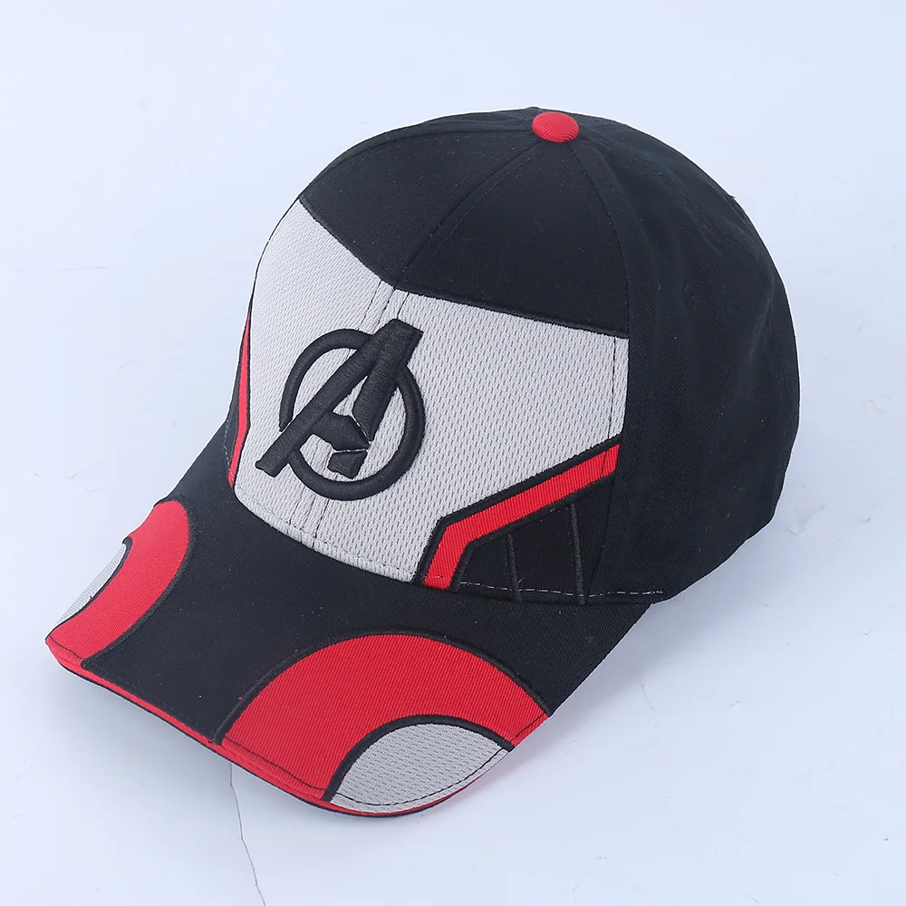 

2019 Movie Avengers 4 Endgame Cosplay Hats Quantum Realm Embroidery Adjustable Strapback Advanced Tech Baseball Caps Props Gift