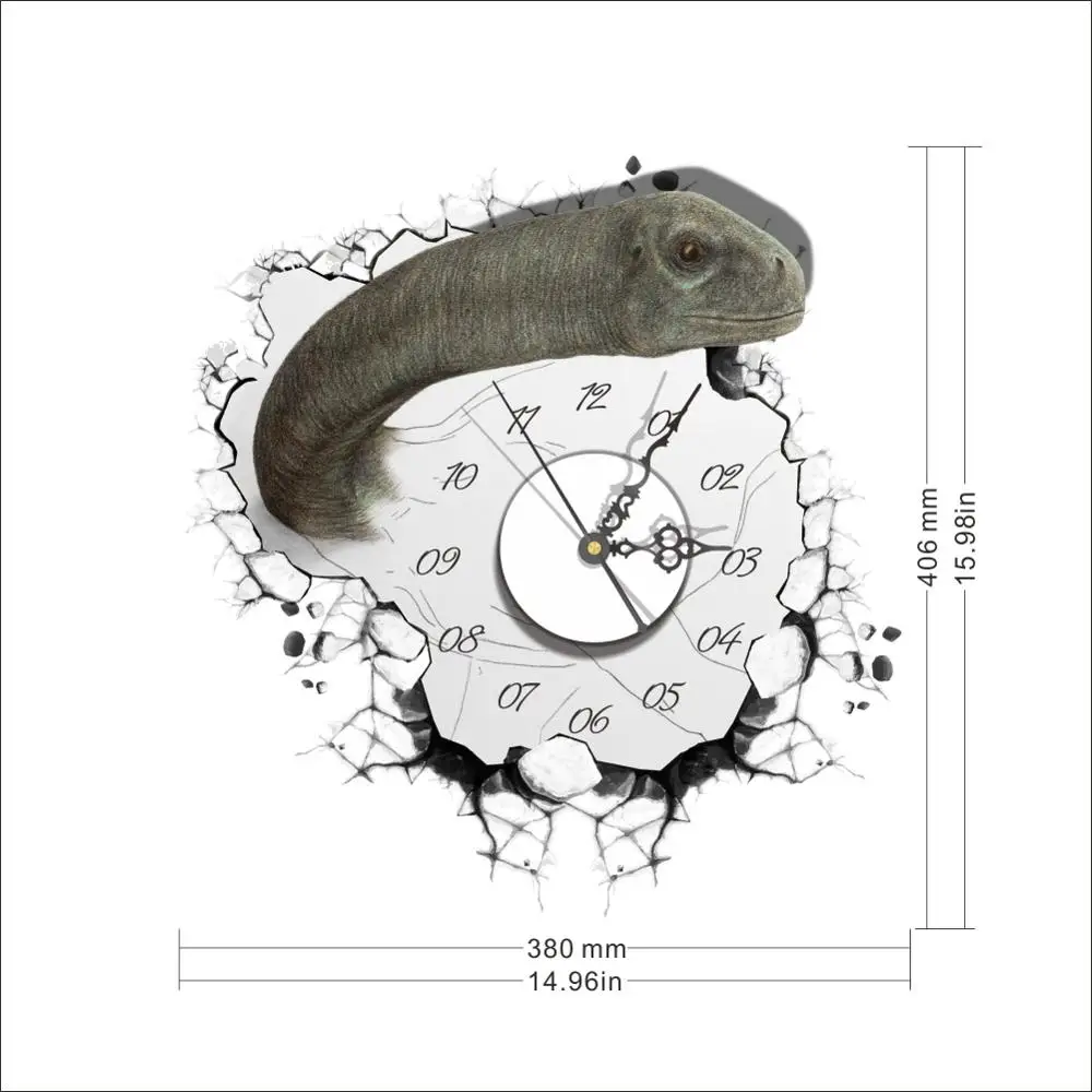 3D модные настенные часы самоклеющиеся Стикеры высокое качество движение без звука Декор для дома часы/DIY Фреска для спальня гостиная - Цвет: 006