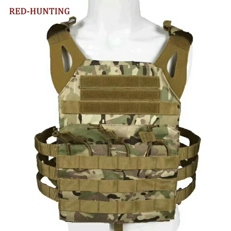 

Tactical CS Field Vest Training Security Guard Waistcoat Airsoft Vest Nylon Adjustable Outdoor Activity Protective Vest Multicam