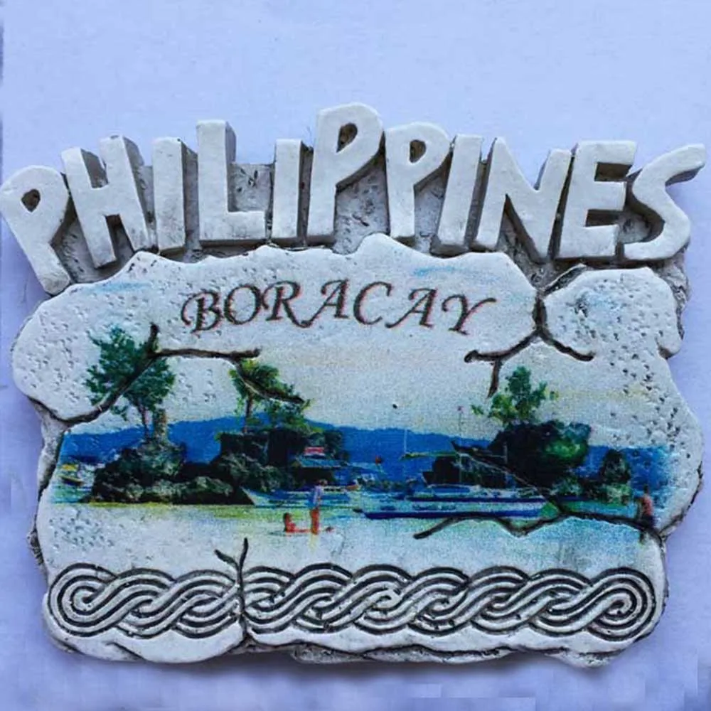 Lychee Филиппины магниты на холодильник Boracay Scenic магнитный стикер для украшения