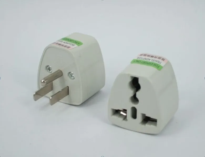 3 Prong Australia Europe UK To US USA Canada Plug Adapter Travel