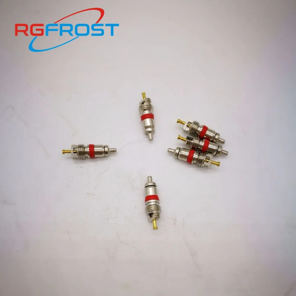 

50pcs 8V1 34mm NBR Automotive Air-Conditioning LB9000 Tyre Core R12 R134a Refrigeration Tire Valve Stem Copper Cores