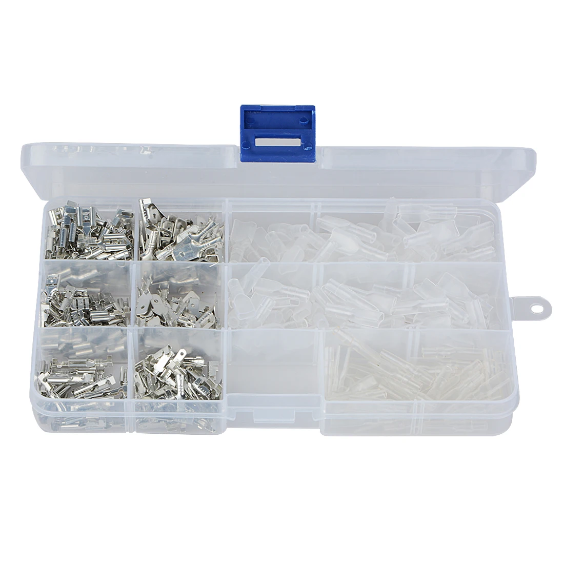 

270pcs 2.8/4.8/6.3mm Electrical Insulated Wire Crimp Terminal Spade Connector Assortment Set